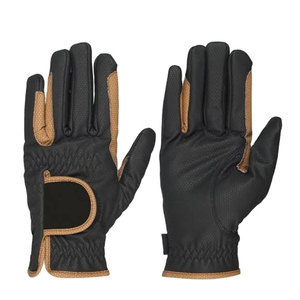 Guantes de Equitación de Lujo, Cuero de Gamuza, Costuras Refinadas, Puño Ajustable, Equipo de Equitación Premium - Product Image 6