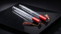 Ensemble de bâtons lumineux décoratifs en acrylique à LED, réutilisables, avec fonction marche/arrêt automatique, éclairage multicolore à bulles, rechargeables par USB, durables et longue durée