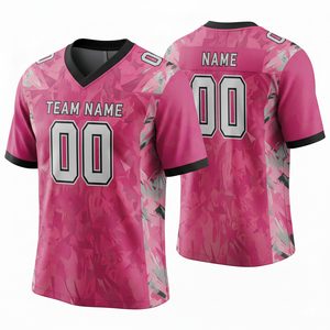 เสื้อฟุตบอลคอวีสีแดงสำหรับผู้ชาย พิมพ์ลายแบบซับลิเมชั่น ระบายเหงื่อได้ดี แขนสั้น ทรงปกติ เสื้อผ้าสำหรับผู้ใหญ่ ชื่อทีม 00 - Product Image 2