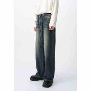 Nouveau style tendance : Jean en denim délavé coupe bootcut pour homme – Fabricant ODM – Vintage, coupe slim, respirant - Product Image 6