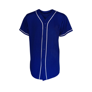 เสื้อเบสบอลแบบสั่งทำคุณภาพสูง SGRho ปุ่มเต็มตัว ไซส์ใหญ่ ระบายอากาศได้ดี ชุดกีฬา ปักโลโก้ส่วนตัว ชุดยูนิฟอร์มทีมชมรม - Product Image 1