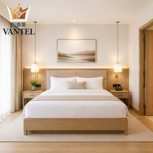 ชุดเฟอร์นิเจอร์ห้องพัก<span class=keywords><strong>โรงแรม</strong></span> Vantel Modern Hospitality พร้อมเตียงหุ้มเบาะและโต๊ะข้างเตียง <span class=keywords><strong>สำหรับ</strong></span>โซลูชั่น<span class=keywords><strong>โรงแรม</strong></span>แบบกำหนดเอง - Product Image 3