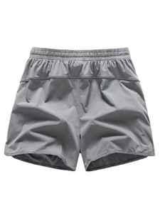 Shorts de sport personnalisables de qualité supérieure pour hommes, séchage rapide, respirants, décontractés, motif uni, logo personnalisé - Product Image 2