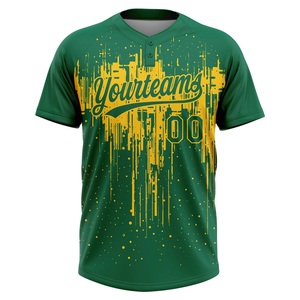 Maillot de softball professionnel personnalisé par sublimation, T-shirt d'équipe léger et respirant, Fabricant de vêtements de sport OEM ODM - Product Image 1
