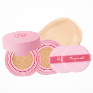 Fond de teint coréen K-Beauty Merimongdeu Happy Your Day Cushion 03 Sand Refill Nameplate BNS Fabriqué en Corée - Product Image 4