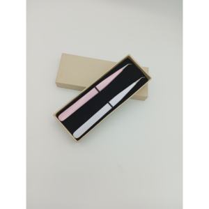 Precision Tip <b>Smooth</b> Volume Lash Tweezers Stainless Steel Advanced Lash Techniques <b>Tool</b> Box Packaging - Product Image 1