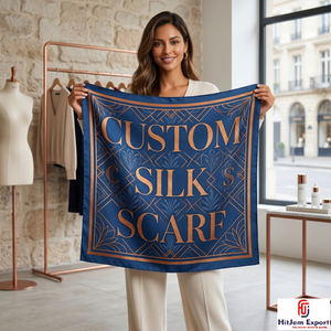 Trendy Fashion Custom Printed Silk Feel Square Hijab Scarf <b>Head</b> <b>Wrap</b> Shawl Private Label OEM ODM Textile Manufacturer Supplier - Product Image 1