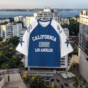 Camiseta de Verano de Manga Corta para Mujer, 100% Algodón, Cuello Redondo, Transpirable, Anti-Pilling, Estampado Digital, Casual - Product Image 6