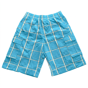 Pantalones Cortos Sólidos para Hombre, Cintura Media, Banda Elástica, Bolsillos, Casuales, Transpirables, de Secado Rápido, Estilo Tejido, 100% Algodón, Ecológicos, Digitales - Product Image 5