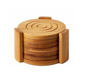 Best Selling Eco-Friendly Luxury Wooden Tea <b>Coaster</b> <b>Table</b> Decoration Round Shape Customizable Accessories for Wedding & Events - Product Image 4