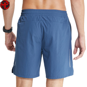 Shorts de course pour hommes avec logo personnalisé, respirants, à séchage rapide, pour la musculation, la gym, la course à pied, entraînement sportif, taille élastique - Product Image 5