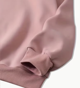 Sudadera con Capucha Hardihood International Vintage para Mujer, Talla Grande, Mezcla de Algodón, Tejida, Bordada en la Parte Delantera, Manga Larga, Cuello Redondo - Product Image 3