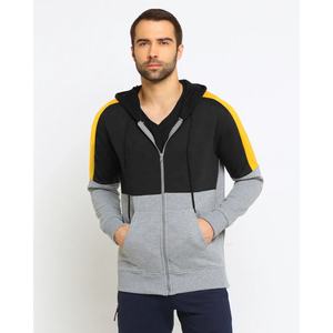 เสื้อฮู้ดแบบรูดซิปหน้าสำหรับผู้ชาย,เสื้อแจ็คเก็ตผ้าฟลีซผ้าฝ้ายเฮฟวี่เวท100% พร้อมฮู้ดใส่ได้ทั้งชายและหญิง - Product Image 1