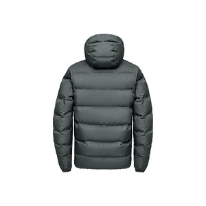 Customized High Quality Quilted <b>Canvas</b> Puffer <b>Jacket</b> Street Wear Men's Hoodie with Front Logo - Product Image 6