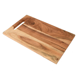 Planches à découper artisanales en bois massif avec poignées et support, planche à découper moderne en bois d'acacia pour la cuisine, blocs de boucher - Product Image 3