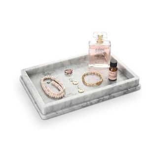 Plateau ovale en marbre noir ARTWARE INTERNATIONAL - Plateau décoratif multifonctionnel en pierre pour bijoux/coiffeuse/salle de bain/parfums - Product Image 2