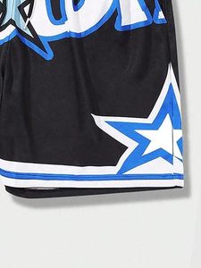 Shorts de basketball personnalisés pour hommes, respirants, en maille 100% polyester, grandes tailles, logo personnalisé, antibactériens, séchage rapide, fermeture à cordon. - Product Image 5