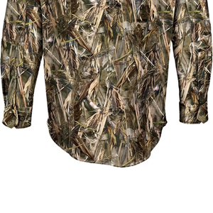 Chemise de chasse pour homme à manches longues en toile imperméable, coupe-vent et antibactérienne, respirante en maille, personnalisable OEM, best-seller - Product Image 5