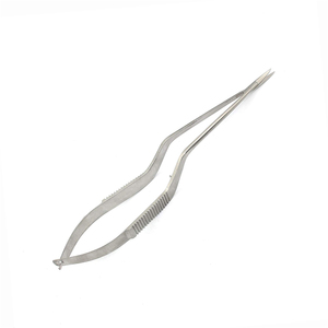 Ciseaux microscopiques ENT à marque privée, en acier inoxydable allemand, lame droite à bord tranchant, instruments de microchirurgie ophtalmique - Product Image 4
