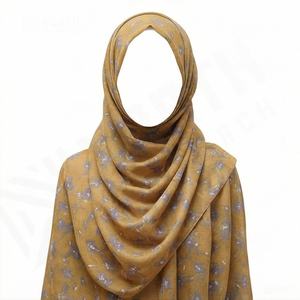 Hiyab Casual Personalizado de Alta Calidad al por Mayor, Nuevo Hiyab de Chifón Personalizado para Mujer, Suave, Transpirable, Moderno y Elegante - Product Image 4