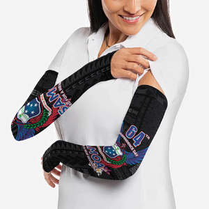 Manga Larga y Refrescante de Seda Helada con Estampado del Día de la Independencia de Samoa, Protección Solar UPF50+ Unisex, Impresión por Sublimación - Product Image 3