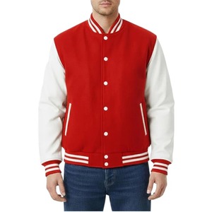 Vestes de baseball unisexes personnalisées de haute qualité pour le printemps et l'automne, style streetwear décontracté, boutonnées sur le devant, design color block, respirantes - Product Image 1