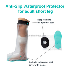 ปลอกสวมขาสำหรับอาบน้ำทำจากยางเทียมกันน้ำใช้ซ้ำได้620x335มม. สำหรับกันลื่นด้านล่าง - Product Image 3