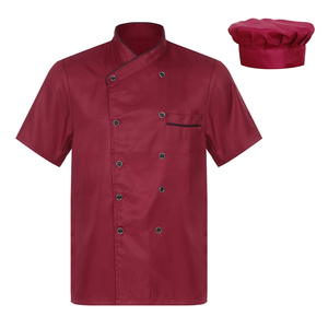 Uniforme de chef de restaurant de haute qualité, vêtements de travail de cuisine à manches courtes ou longues, durables et confortables, vêtements d'hôtellerie en gros - Product Image 1