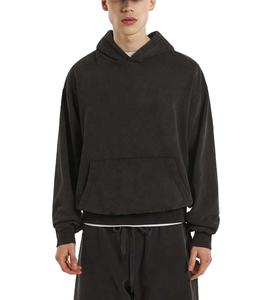 Ensemble sportif deux pièces pour homme de haute qualité en tissu éponge, séchage rapide, 100% coton, t-shirt à manches courtes et short d'été, vente en gros - Product Image 3