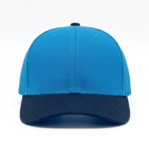 custom <b>baseball</b> <b>cap</b> Blue 6-Panel <b>Baseball</b> <b>Cap</b> With <b>Navy</b> Unisex Fitted Casual Hat Twill Fabric Solid Color - Product Image 4