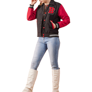 Chaqueta Bomber Varsity de Alta Calidad para Mujer, la Más Vendida, Ligera, Cómoda y Ajustable para Invierno - Product Image 3