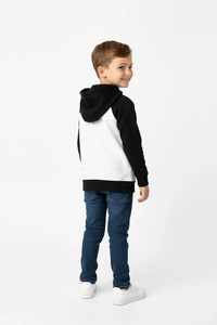 Sweat à capuche bicolore pour garçon '' SOSH 4 Hoodie '' avec légère imperfection - Product Image 3