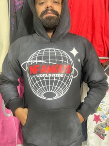 Ensemble sweat-shirt et pantalon de jogging oversize effet délavé TWIN CITY Custom Streetwear pour homme - Product Image 5