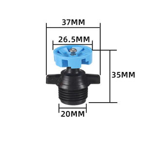 Aspersor Giratorio Automático de 1/2 Pulgada, Cabezales de Riego de Fácil Reemplazo, Boquilla de Riego de 0-360° para Jardín - Product Image 2