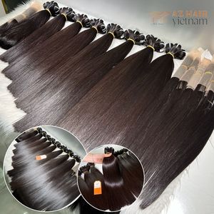 Paquetes de cabello humano de trama recta de hueso súper natural No procesado Todo el cabello crudo virgen Grado 12A Envío vietnamita en todo el mundo - Product Image 3