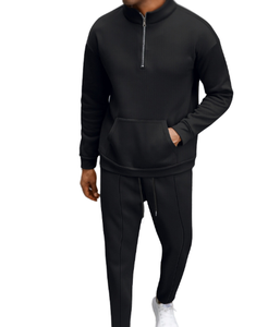 OEM Customizable Logo Men's Pullover Hoodie Sweatshirt <b>Jogger</b> Loose Fleece Polyester/Cotton Autumn Tracksuit <b>Set</b> Woman's Printed - Product Image 4