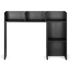 Libreria da Scrivania in Legno PC 94,5 cm x 24,1 cm x 73,4 cm, Organizzatore a 2 Livelli e Scaffale per Ufficio con Ripiano Espositivo per Libri - Product Image 1
