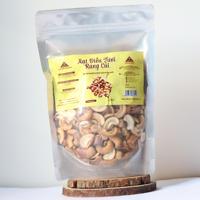Nueces de Anacardo Orgánicas en Mitades con 99% Anacardos y 1% Sal, Tostadas Dong Phu, Cremosas y Saladas, en Bolsa con Cierre, 500g, Vietnam