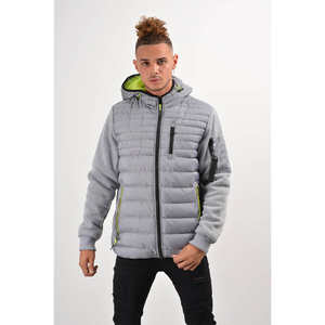 Chaqueta Acolchada Personalizada de Alta Calidad para Hombre, Estilo Urbano, Cuello Alto, Logotipo Frontal, Venta al Por Mayor - Product Image 4