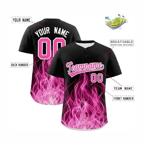 Maillot de baseball avec coutures durables et design respirant en maille pour vêtements de sport athlétiques - Product Image 2
