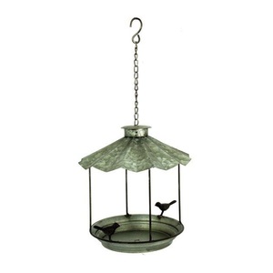 <b>Top</b> Trending Luxury Decorative Metal Bird Bath Cum Bird Feeder Hanging Weatherproof <b>Rust</b> Resistant Design for Home Garden - Product Image 2