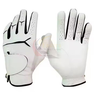 Custom Men's Golf <b>Gloves</b> Genuine Leather Luxury Design Custom Color & Logo Options Non-Slip Full Finger Sports Outdoor Use - Product Image 2
