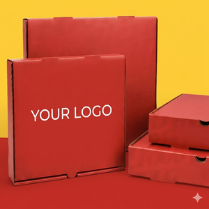 Caja de Pizza Corrugada Biodegradable de 10 Pulgadas, Impresión Digital Flexográfica Personalizada, Empaque para Alimentos, Proveedor OEM, Precio al por Mayor - Product Image 2