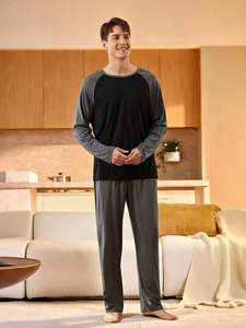 Direct Factory's Extra Soft Breathable Quick Dry <b>Pajama</b> <b>Set</b> <b>Men</b> - Product Image 1