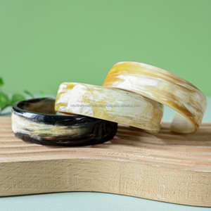 Stylish Buffalo Horn Cuff <b>Bracelets</b> for Modern Women Best Quality Carved Feng Shui and <b>Love</b> Style Jewelry - Product Image 2