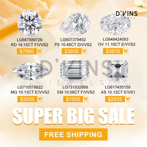 D'vins Jewels - Diamantes Cultivados en Laboratorio con Corte Radiante, Color F, CVD, 1.1ct, 1.2ct, 1.3ct, 1.4ct, 1.5ct, para la Fabricación de Joyas - Product Image 5