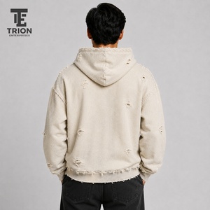 เสื้อฮู้ดดี้ผู้ชายสไตล์วินเทจแนวสตรีทแวร์ ทรงโอเวอร์ไซส์ ผ้าฝ้ายหนานุ่ม พิมพ์ลายดิจิทัล สำหรับฤดูหนาว - Product Image 5