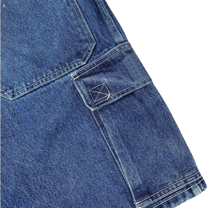 Mens Loose Fit Cargo Denim Shorts Casual Wide Leg <b>Jean</b> Shorts Multi Pocket Streetwear Outdoor <b>Work</b> Summer Shorts Pants Outfit - Product Image 4