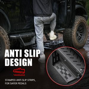 Pedane Laterali per Ford Bronco 4 Porte 2021-2024, Supporti per Gancio Traino, Non Compatibili con Modello Sport - Product Image 4