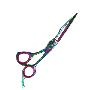 Tijeras Profesionales de Peluquería Rainbow Salon, Tijeras de Belleza de Acero Inoxidable Afiladas, Herramienta de Adelgazamiento Recta de Cerámica - Product Image 2